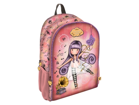 Mochila Escolar Little Dancer Gorjuss Salmão