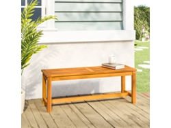 Lovely Home Banco de Jardín 110X35X45 Cm Madera de Acacia Maciza