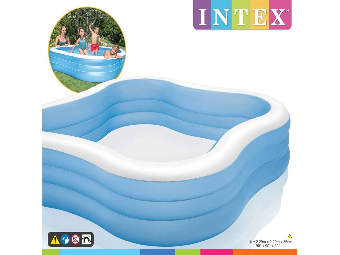 Piscina Inflable INTEX (229x229x56 cm)