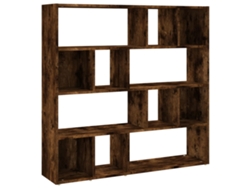 Maison Exclusive - Estantería/divisor De Espacios Roble Ahumado 105x24x102 Cm