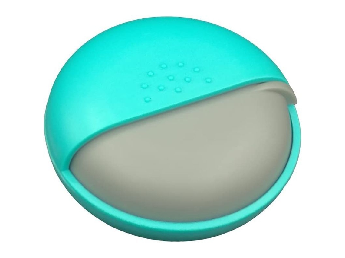 Adorable Pastillero Portátil Pequeño Del Tamaño De Una Cartera Para Uso Diario Con Cierre Azul, 1 Unidad.