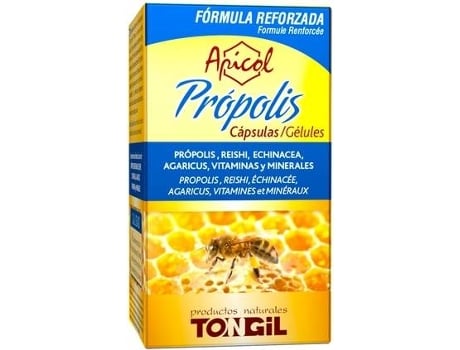 Complemento Alimentar TONGIL Apicol Propolis (40 cápsulas vegetais)