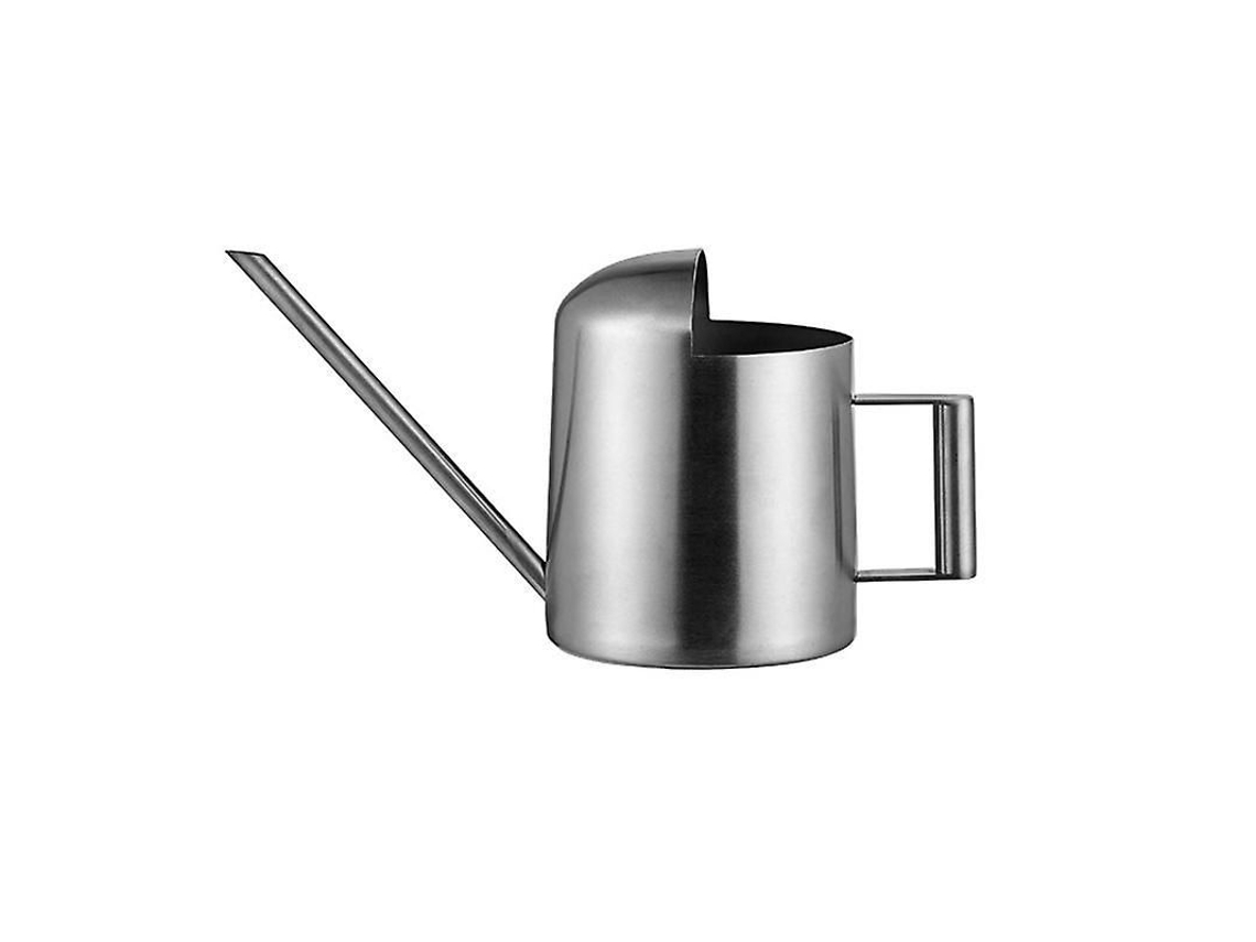 Regadera De Acero Inoxidable Cepillado Grueso De 300 Ml Con Boquilla Larga Para Bonsáis Y Flores En Miniatura.