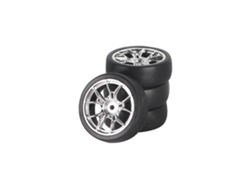 Gold B4pcs Mejorado Ldrc 1801 1802 1803 1899 A01 A02 A86 A99 1/18 Drift Rc Neumáticos Ruedas Repuesto