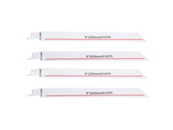 Hojas De Sierra Recíproca De 9 Pulgadas/225 Mm, Multifuncionales, Para Cortar Madera Y Metal, Para Reparaciones Y Como Herramienta Para El Hogar.