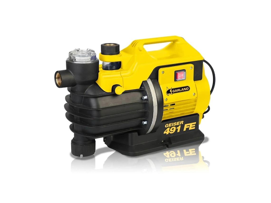 GARLAND GEISER 491FE-V20 Bomba de presión Bancada de resina, 1.200 W Alt. aspiración 8 m, caudal máximo 5.000 l/h y altura máxima 35 m.