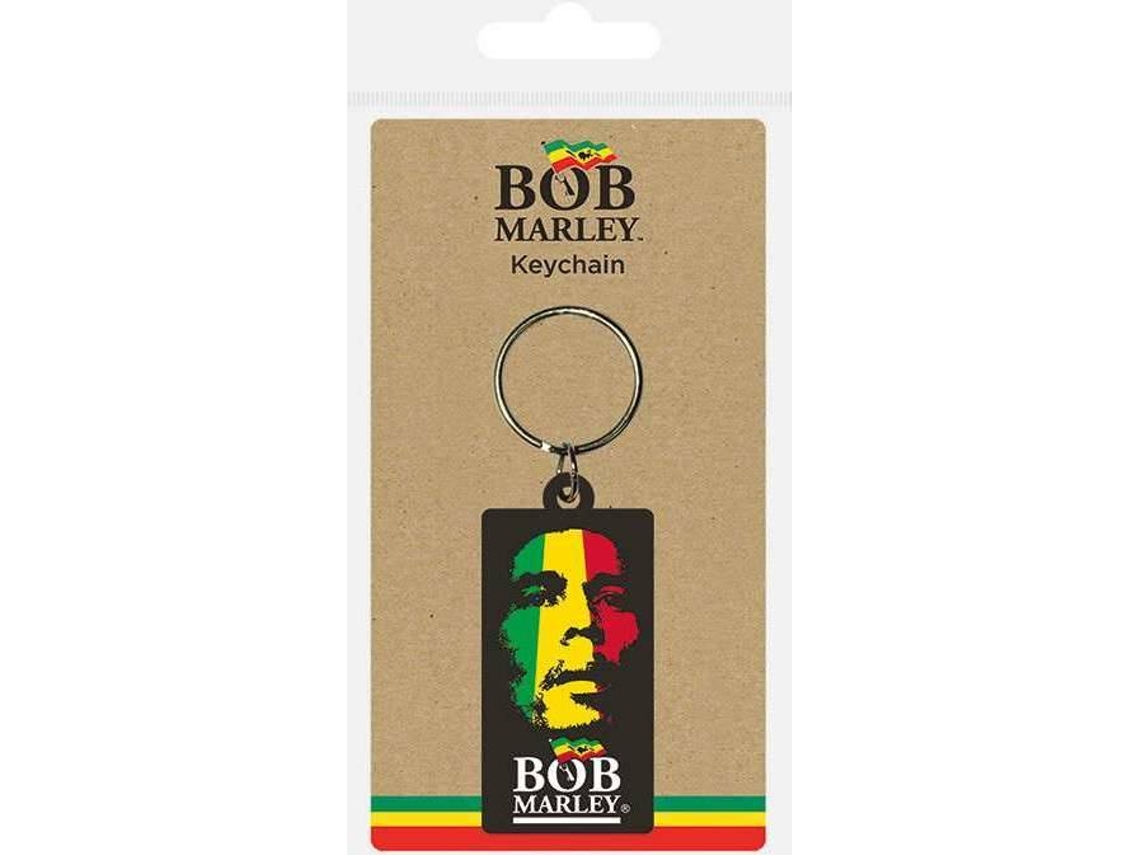 BOB MARLEY (FACE) RUBBER KEYCHAIN