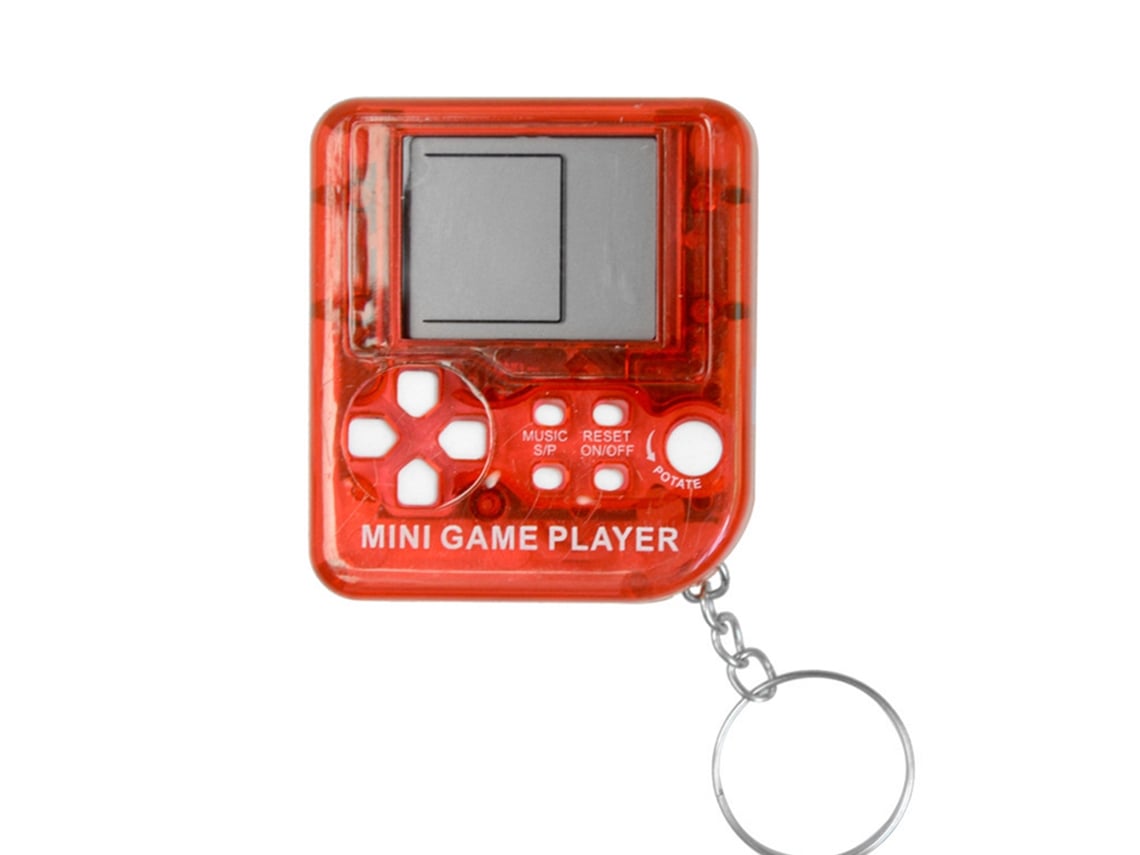 Llavero Con Mini Consola De Juegos Retro Clásica, Juguete Lcd Portátil, Antiestrés.