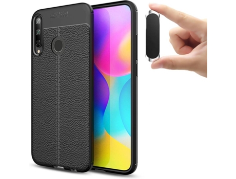 Carcasa y Soporte Huawei P40 Lite E Rugged Leather (Negro)