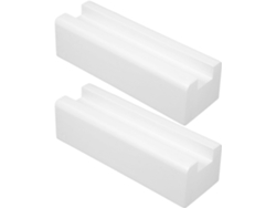 Soporte De Madera Maciza Estable De 2 Piezas Con Base Antideslizante Para Espejo Independiente, Diseño Elegante.