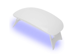 Secador De Uñas Portátil Mini Con 6 Perlas Led, Fuente De Luz Uv/led Dual Para El Curado Del Gel.