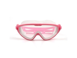 Gafas de natación para niños y niñas, impermeables, antivaho, color blanco y rosa.