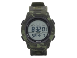 Reloj Deportivo Digital De Camuflaje Para Hombre, Resistente Al Agua Hasta 50 M Con Luz Led.