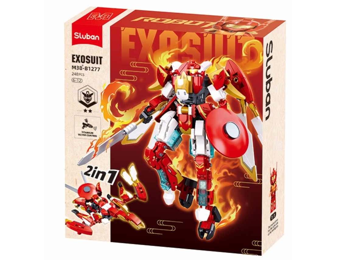 Robot Pr Mecha 2in1 Red White