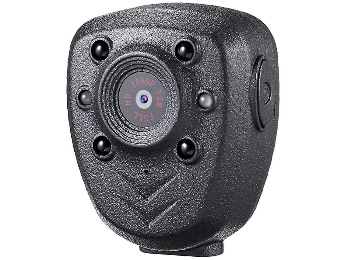 Mini cámara portátil de visión nocturna 1080P con 32 GB de memoria, ideal para el hogar y exteriores Yizhood (negra)