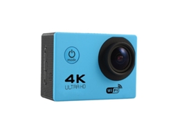 Cámara de acción Digitallab Mini, inalámbrica, Wi-Fi, inteligente, HD 4K, resistente al agua (azul)