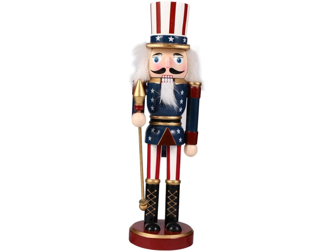 Figura decorativa de cuento de hadas de madera de 25 cm