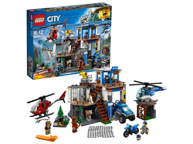 LEGO City: Jefatura de Policía de Montaña - 60174 (Edad Mínima: 6 - 663 Piezas)
