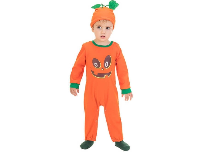 Disfraz de Bebé DISFRAZZES Calabacita Naranja (Talla: 6 a 12 meses)