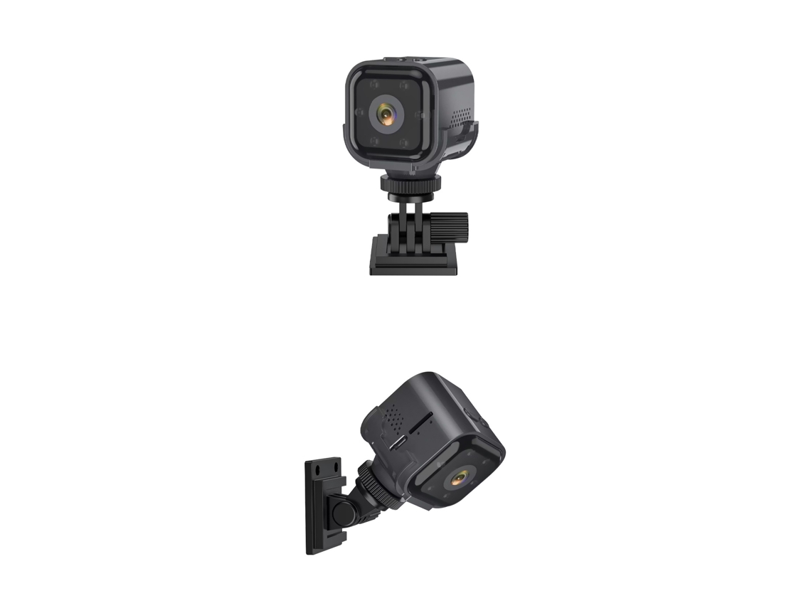 Cámara de seguridad HD As03 con batería de larga duración, cámara de acción wifi para actividades al aire libre, monitoreo del hogar Yuysan