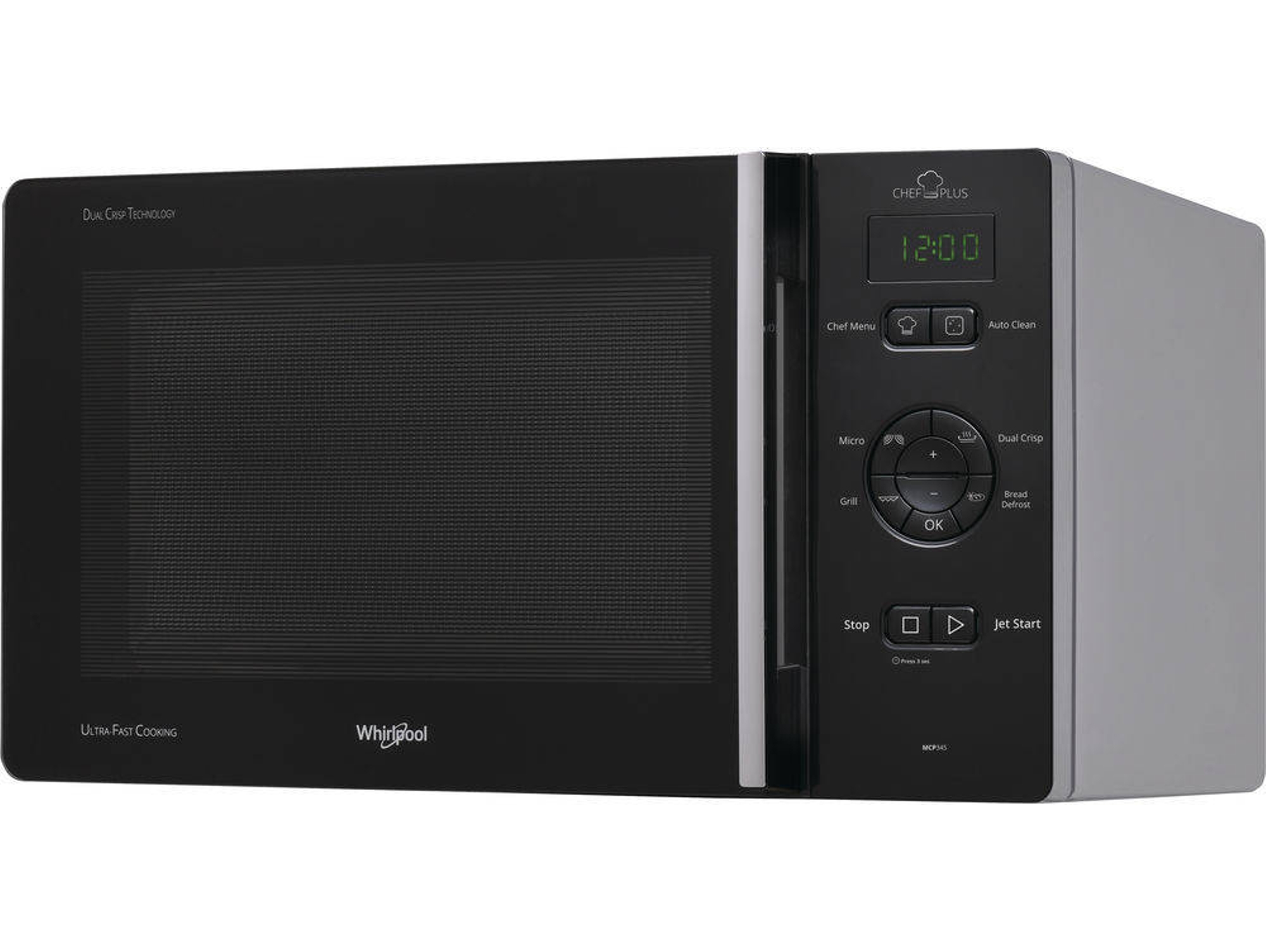 Microondas WHIRLPOOL MCP 345 SL (25 L - Com Grill - Inox)