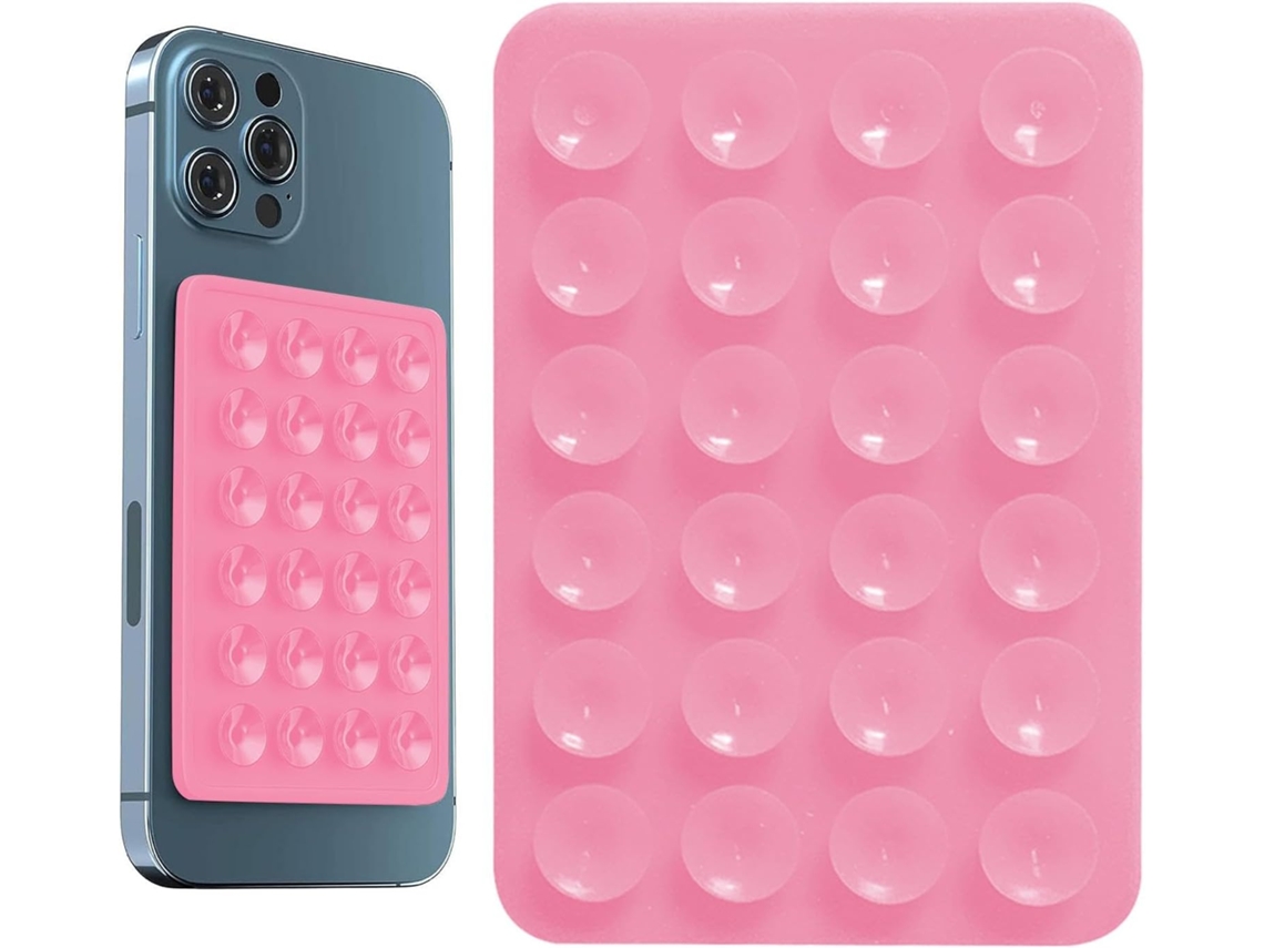 Soporte para teléfono con ventosa de silicona Octobuddy, soporte adhesivo para teléfono, soporte manos libres para espejo D Jortmrd