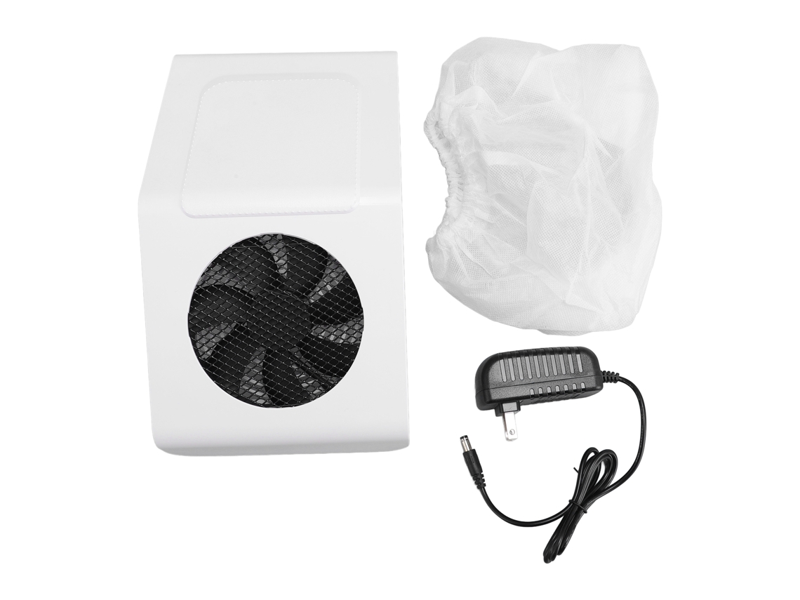 Aspirador de pó para unhas Rebe Professional 80w com saco coletor ajustável, para manicure, plugue americano.