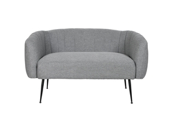 Sofa Poliester Metal Gris 129x75x73cm