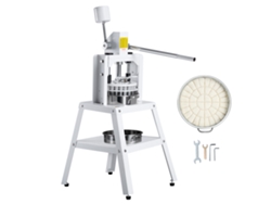 VEVOR Divisor de masa manual, 40 piezas, cortador de masa con prensa manual, máquina para hacer pan para panadería