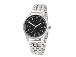Reloj De Cuarzo Sencillo E Informal Para Hombre Con Brazalete De Acero - Regalo