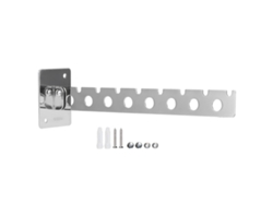 Soporte de pared plegable con 8 agujeros para secar la ropa.