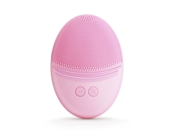 Cepillo De Limpieza De Silicona Suave Ultra Higiénico Con Vibración Sónica, Resistente Al Agua, Para Una Limpieza Profunda, Color Rosa.