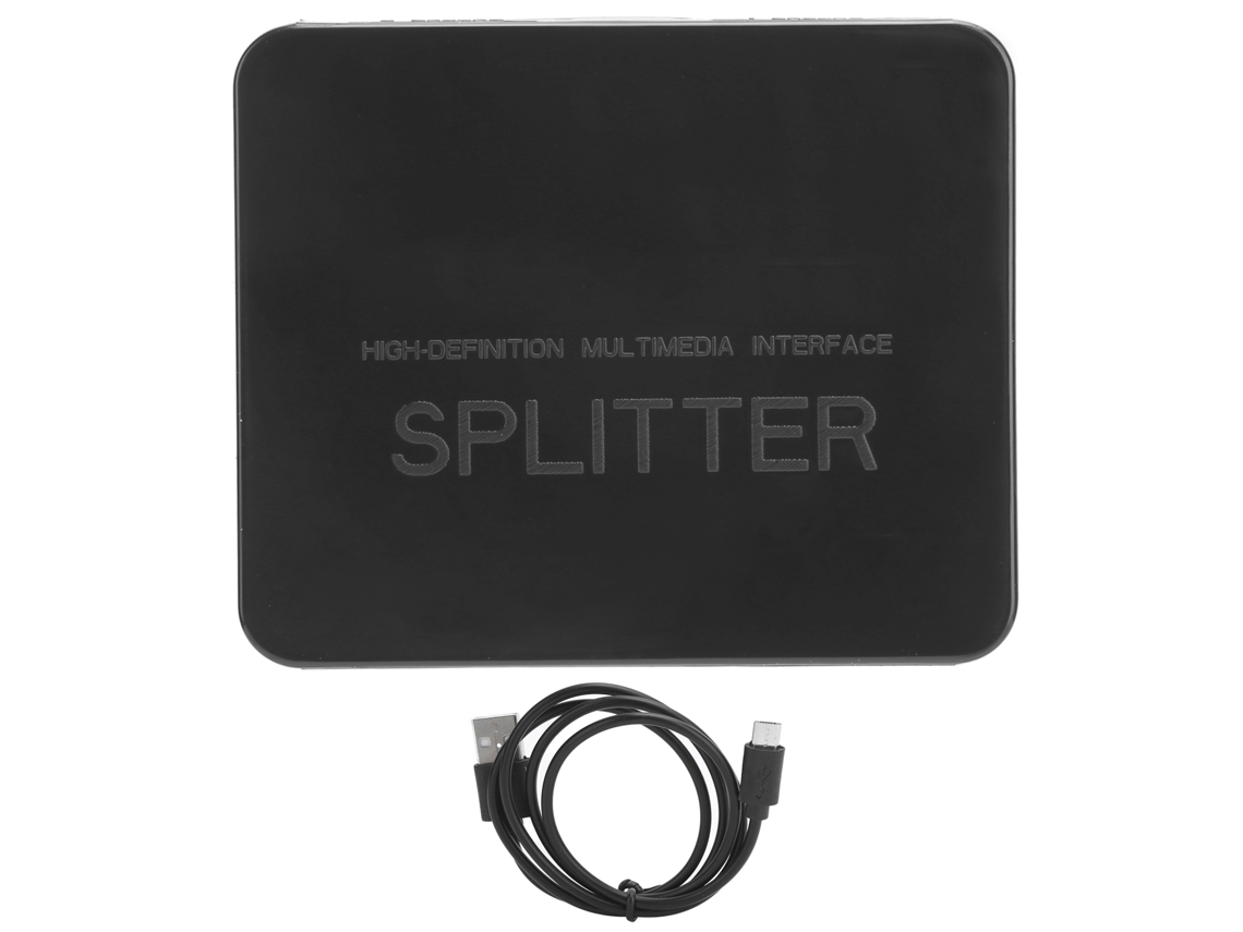 Divisor Hdmi 1x2 4k 1080p, Conmutador Amplificador, 1 Entrada, 2 Salidas, Doble Pantalla, Compatible Con Hdcp