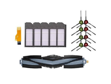 Kit de acessórios com 15 peças para escova lateral principal ecovacs e filtro hepa