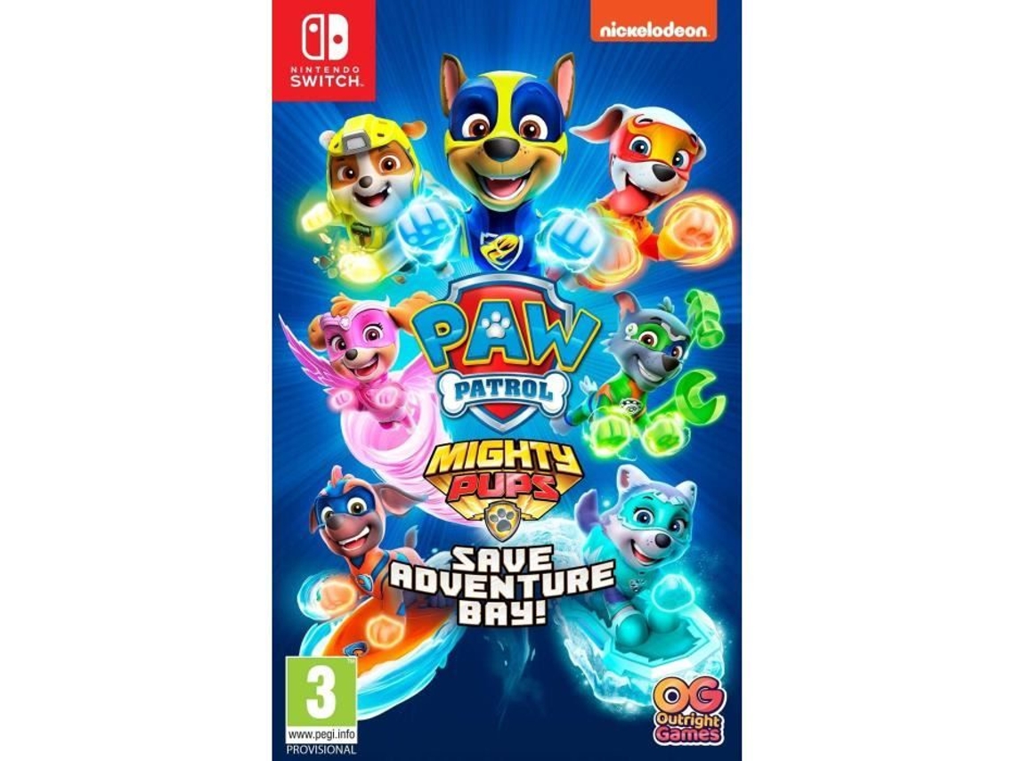 Cachorros Poderosos De La Patrulla Canina Salvan La Bahía De La Aventura! Inglés (nintendo Switch)