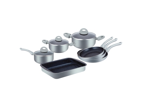 Juego de utensilios de cocina, 10 piezas - Plata