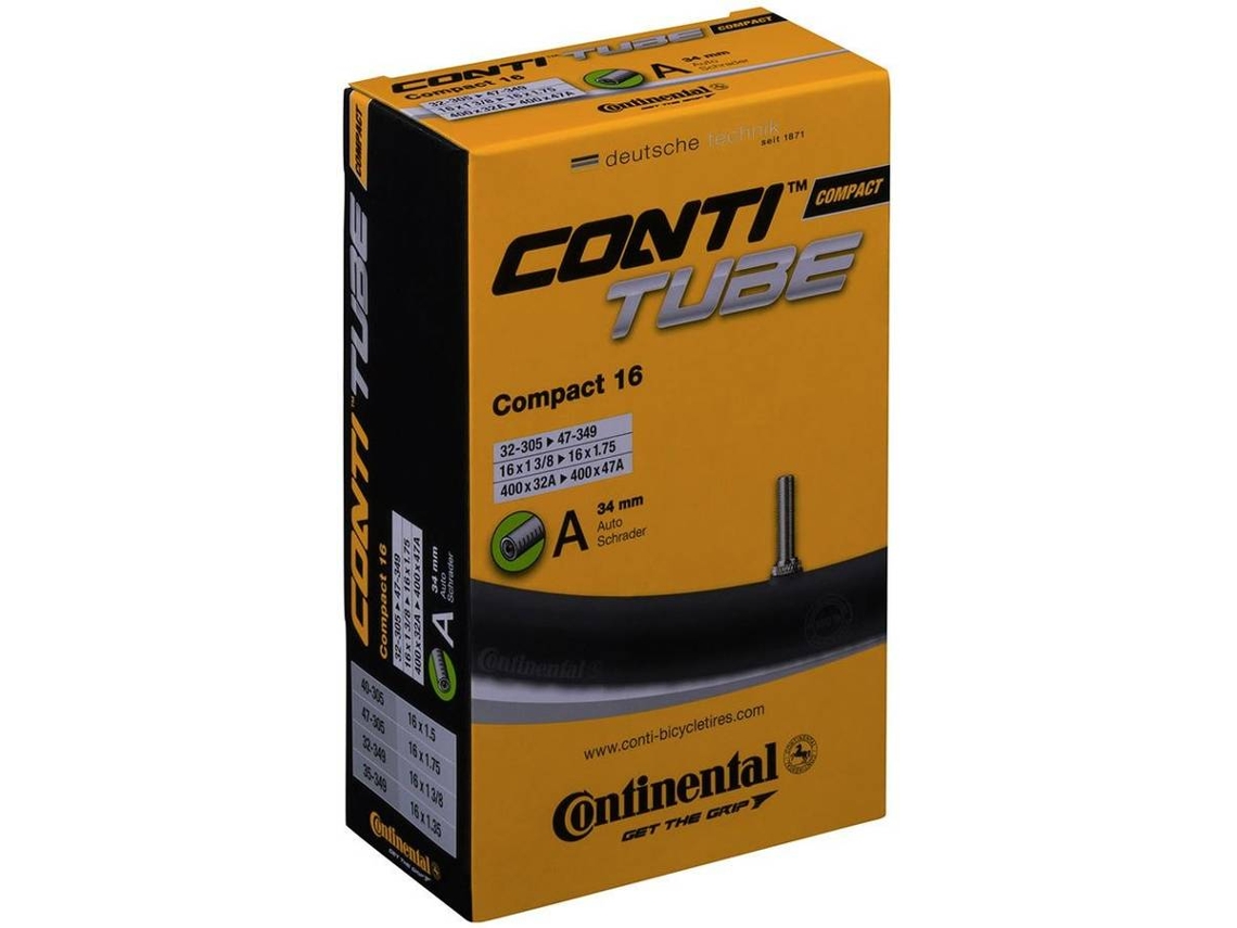 Cámaras de Aire CONTINENTAL Compact Tube 34 Mm (16´´)