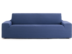 Funda de Sofá 2 Plazas EYSA Premium Jaz Tejido Multielástico (200 x 70 x 120 cm - Poliéster y Algodón - Azul)