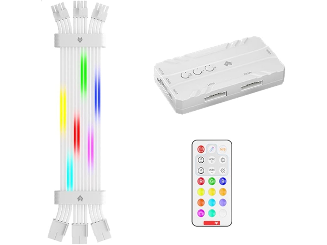 Cable De Alimentación Argb Para Tarjeta Gráfica De 3x8 Pines, Extensión Rgb, 30xx 40xx B
