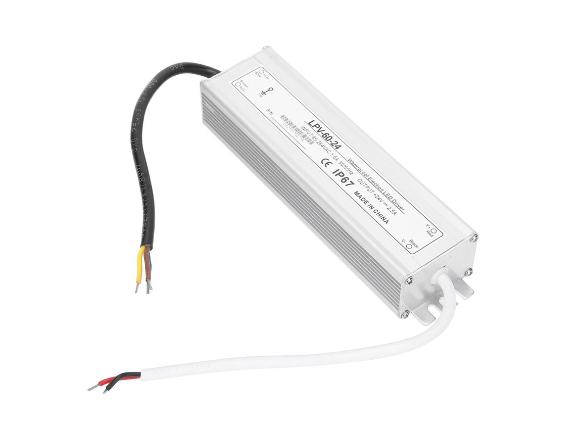 2026dz-fuente De Alimentación Impermeable Berm 60w Transformador Switch Dc24v Lpv-60-24 Para Led