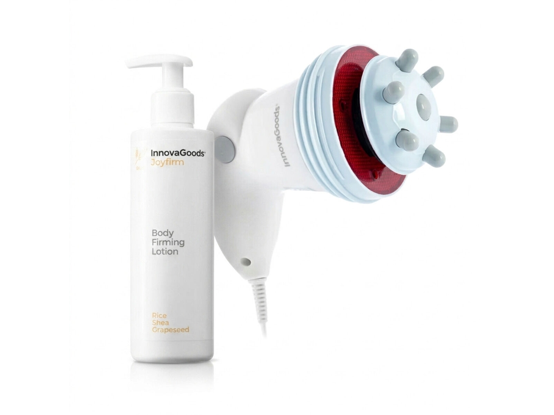 Pack Masajeador Anticelulítico Vibratorio Con Infrarrojos 5 En 1 Y Loción Corporal Reafirmante Innovagoods
