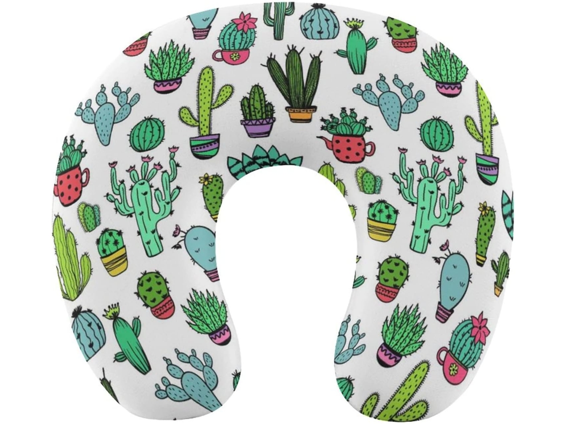 Almohada Viaje Colorida Forma Espuma Viscoelástica Viscoelástica Fácil Relajación Cómodos Familia.brfácil