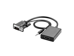 Conversor Vga A Hdmi Hd 1080p60hz De Computadora A Televisor Con Audio