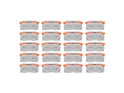 20 Conectores De Tuerca De Palanca, Terminales De Cableado Rápido 1 Entrada 1 Salida 0,08-4 Mm² 250 V Pa Seguros