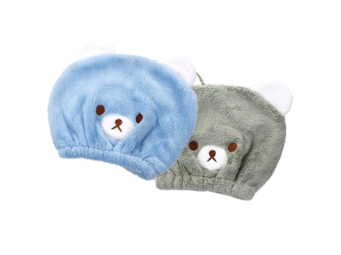 2 Piezas Gorras De Toalla De Cabello De Secado Rápido Para Niños, Toalla De Cabello Turbante Seca Rápida Para Niños, Gorra De Secado Para Cabello