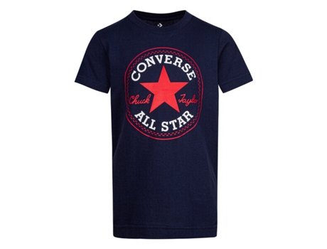 Camiseta de Niños CONVERSE Core Chuck Patch Azul (5 años)