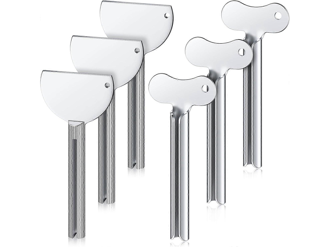 Exprimidor de pasta de dientes de acero inoxidable con tubo exprimidor y diseño en forma de U Rosewell