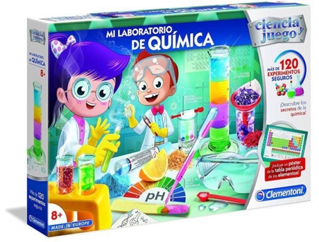 Kit de Ciencia CLEMENTONI Laboratorio De Quimica (Español)