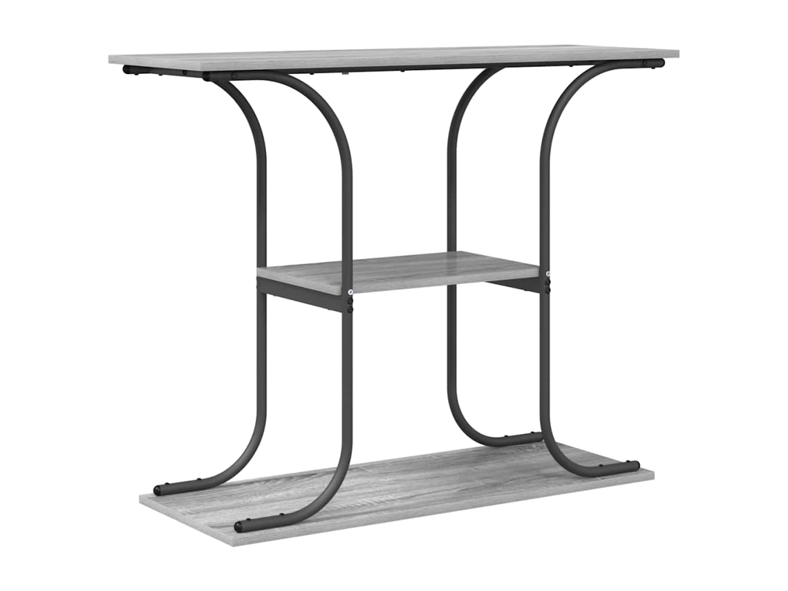 Mesa consola | Aparador Sonoma Gris 101 x 35 x 80,5 cm Madera tratada