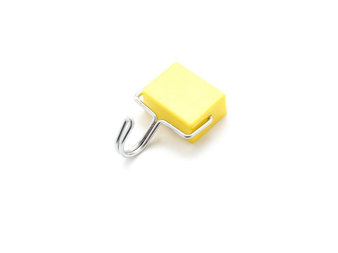 Gancho magnético para pared Nevera Estante de almacenamiento para lavadora Amarillo